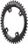 Wolf Tooth Elliptical Shimano 110 Asymmetric BCD Chainring - 42t, 110 Asymmetric BCD, 4-Bolt, Drop-Stop, For Shimano GRX Cranks, Black