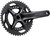 Shimano GRX FC-RX600-10 Crankset - 165mm, 10-Speed, 46/30t, 110/80 BCD, Hollowtech II Spindle Interface, Black