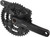Shimano Alivio FC-MT210-3 Crankset - 170mm, 9-Speed, 44/32/22t, Riveted, Hollowtech II Spindle Interface, Black