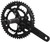 Samox G3 Crankset - 175mm, 10-11 Speed, 46/30t, 104/64bcd, 24mm Spindle, Black