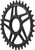 Wolf Tooth Elliptical Direct Mount Chainring - 32t, Shimano Direct Mount, Boost, 3mm Offset, Requires 12-Speed Hyperglide+ Chain, Black