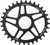 Wolf Tooth Elliptical Direct Mount Chainring - 34t, Shimano Direct Mount, Boost, 3mm Offset, Requires 12-Speed Hyperglide+ Chain, Black