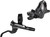 Shimano Deore BL-M6100/BR-M6120 Disc Brake and Lever - Rear, Hydraulic, Resin Pads, Gray