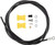 Shimano SM-BH90-SBM High Pressure Disc Brake Hose Kit - Corrosion-Resistant Banjo, 2000mm, Black