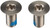 SRAM Flat Mount Fork Adaptor Bolts 5mm Stainless Steel