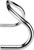 Nitto Track Drop Handlebar - Steel, 25.4mm, 42cm, Silver