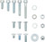 Wheels Manufacturing 5mm Fastener Kit -475 Pieces, 18 Different Parts, Three Bolt Styles in Lengths 8 to 30mm