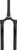 RockShox CSU, Pike Solo Air, 27.5", 42 Off-Set, Aluminum Taper, Diffusion Black (No Gradients)