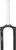 RockShox CSU, Reba Solo Air, 27.5" Boost, Tapered Aluminum Steerer, Diffusion Black, A7 120mm