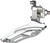 microSHIFT R539 Front Derailleur 9-Speed Triple 52/42/30T, Braze-On, Shimano Compatible