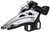 Shimano Deore FD-M5100-E Front Derailleur - 11-Speed, Double, Side Swing, Front Pull, E-Type Mount, Black/Silver