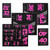 FOX Heritage Decal Kit for Forks and Shocks, Pink