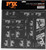 FOX Heritage Decal Kit for Forks and Shocks, Chrome