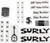 Surly Disc Trucker Decal Set - Black