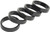 Wheels Manufacturing Aluminum Headset Spacer - 1-1/8", 7.5mm, Black, 5-pack