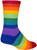 SockGuy Fabulous Crew Socks | 6 inch | Rainbow