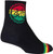 SockGuy Classic Rasta Ride Socks | 3 inch | Black/Rasta