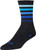 SockGuy SGX Deep Socks | 6 inch | Black/Blue