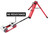 Feedback Sports Omnium Zero-Drive Rear Wheel Trainer - Fork Mount, No Resistance, Red