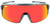 Optic Nerve Fixie Max Sunglasses - Matte Black, Aluminum Lens Rim, Brown Lens with Red Mirror