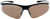 ONE Tightrope Polarized Sunglasses: Shiny Black with Brown Silver Flash Lens