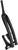 Lauf Grit SL Suspension Fork: Tapered Steerer Tube, 30mm Travel, 700c/650b+/27.5", 15 x 100mm Thru Axle, Naked Matte Carbon