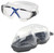 Aqua Sphere Vista Goggles - Clear/Dark Gray/Blue with Clear Lens