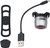 MSW TLT-015 Cricket USB Taillight Silver
