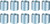 Unior Proprietary Crank Repair Pedal Thread Inserts for Left Crankarm, 9/16": 10 Pack, Silver