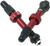 Industry Nine No-Clog Aluminum Tubeless Valve Stems, 39mm, Red, Pair