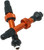 Industry Nine No-Clog Aluminum Tubeless Valve Stems, 39mm, Orange, Pair