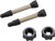 Problem Solvers Super P-Nut Tubeless Kit, Valves included, Set, Black
