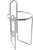 Velo Orange Retro Water Bottle Cage with Tab: Polish Stainless