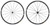 Vision Trimax 35 Wheelset - 700, QRx100/130mm, Rim Brake, HG 11, Black, Clincher