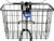 Wald 3133 Front Quick Release Basket with Bolt-On Mount: Gloss Black Wald 3133 Front Quick Release Basket with Bolt-On Mount: Gloss Black