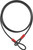 ABUS Cobra Seat Leash: 5mm x 75cm (2.5ft): Black