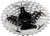 Shimano Deore XT CS-M770 Cassette - 9 Speed, 11-34t, Silver