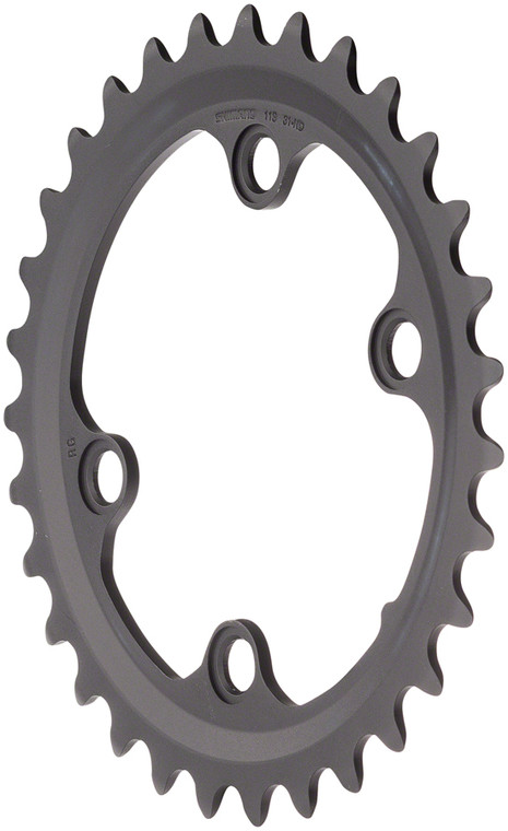 Shimano GRX RX810 Chainring - 31t, 80 BCD, 4-Bolt, 11-Speed, Black