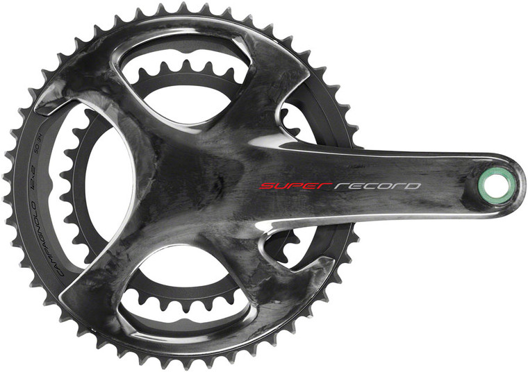 Campagnolo Super Record Crankset - 175mm, 12-Speed, 53/39t, 112/146 Asymmetric BCD, Campagnolo Ultra-Torque Spindle Interface, Carbon