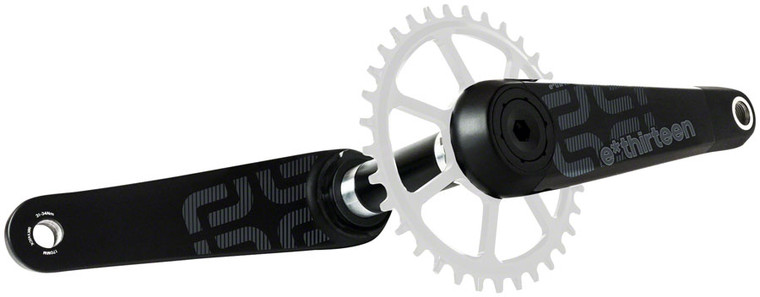 e*thirteen by The Hive TRS Race Carbon Crankset - 170mm, Direct Mount, e*thirteen P3 Connect Spindle Interface, Black