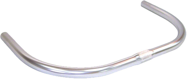 Nitto B617 Promenade Handlebar: 25.4mm Bar Clamp 135 Degree Bend 0mm Rise 450mm Width, Alloy Silver