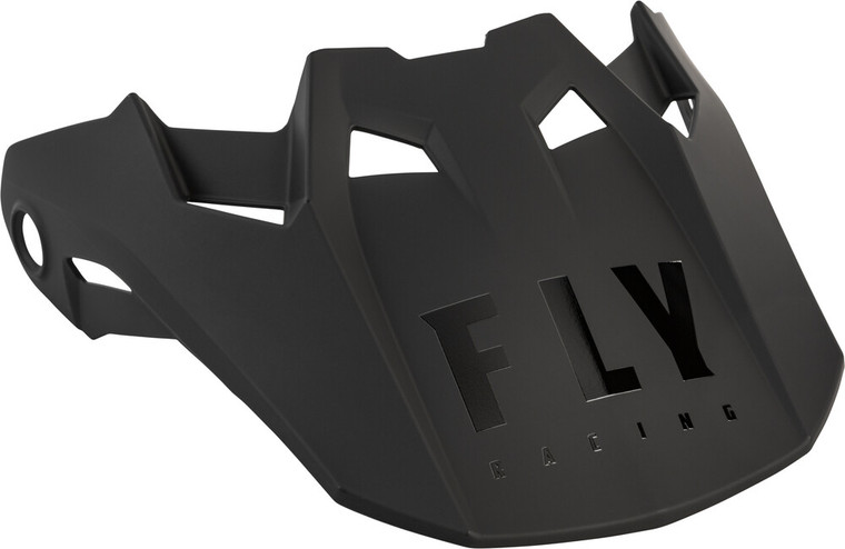 Fly Racing Formula Carbon Solid Helmet Visor | Matte Black Carbon