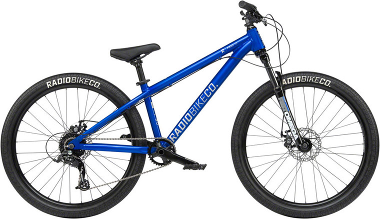 Radio Fiend 26" Dirt Jump Bike - 22.3" TT, Candy Blue