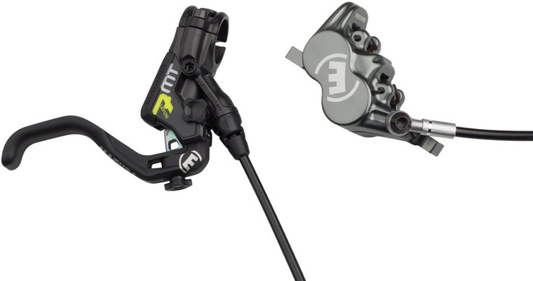 Magura MT7 Pro Disc Brake and Lever - Front or Rear, Hydraulic, Post Mount, Black/Gray