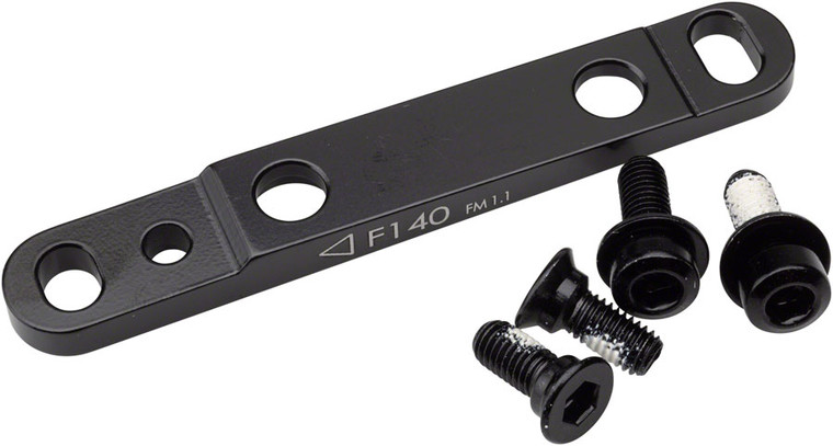 Tektro Disc Brake Adaptor - Front Flat Mount, Compatible with 140/160mm Rotor