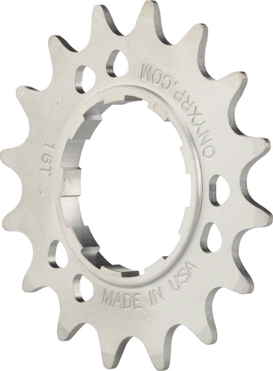 Onyx Stainless Cog: Shimano Compatible, 3/32", 16t