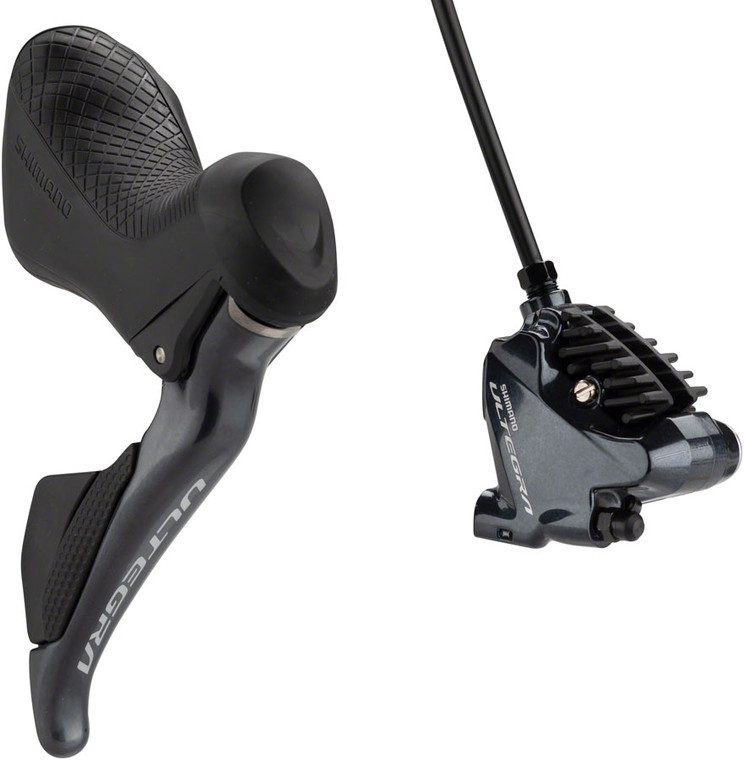 Shimano Ultegra ST-R8070 11-Speed Hydraulic Brake/Di2 Shift Lever with BR-8070 Rear Flat Mount Caliper, Right