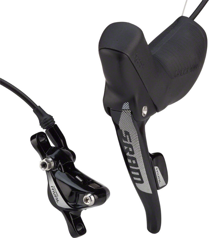 SRAM Rival 22 Right Rear Road Hydraulic Disc Brake and DoubleTap Lever, 1800mm Hose, Rotor Sold Separately