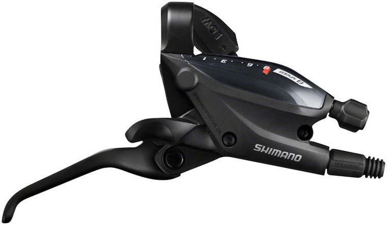 Shimano Altus ST-EF505-8R 8-Speed Right EZ-Fire Plus Shift/Brake Lever for Hydraulic Disc Brake, Black