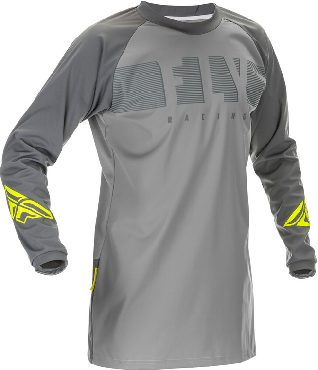 Fly Racing Windproof Jersey | Grey/Hi-Vis